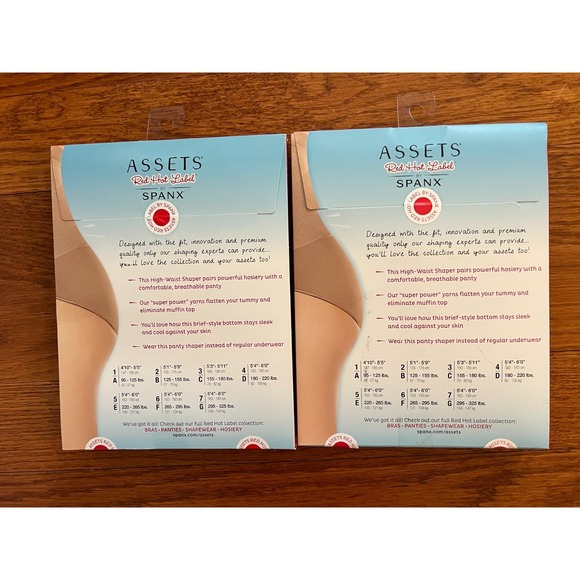 Spanx Assets Super Control High Waist Body Shaper Blackest Black 1841 Size 6 - Picture 2 of 3